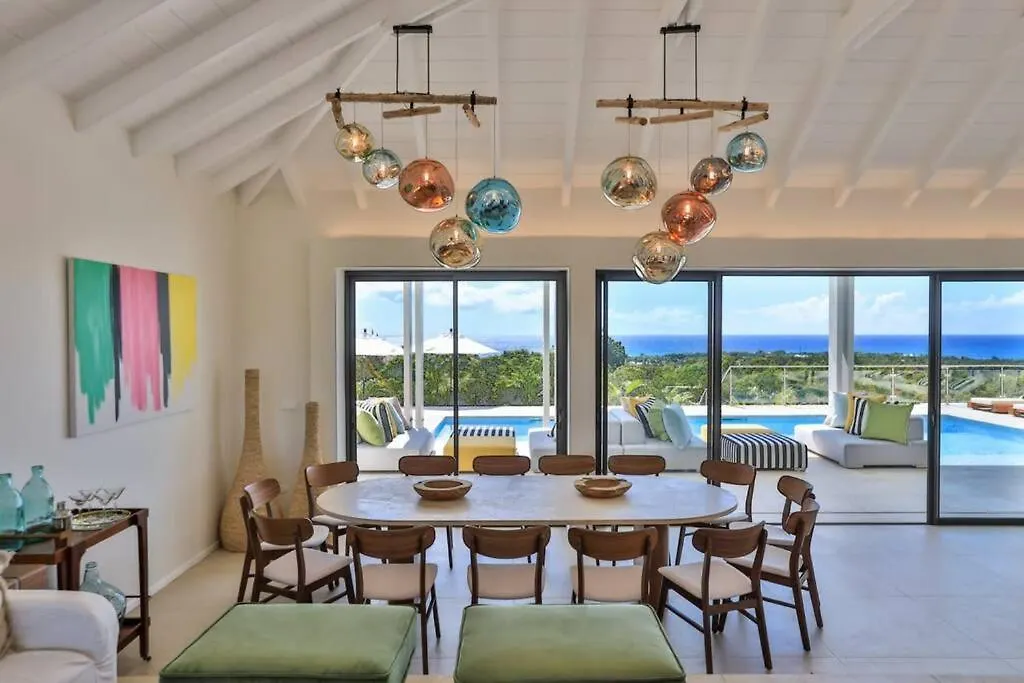 Luxurious Solis Villa Breathtaking 7-Br Oceanview Retreat In Prestigious Gated Community Les Terres Basses Sint Maarten